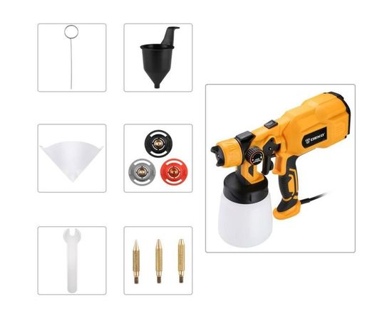 Электрический краскопульт DEKO DKSG55K1 HVLP 018-1043 – изображение 10