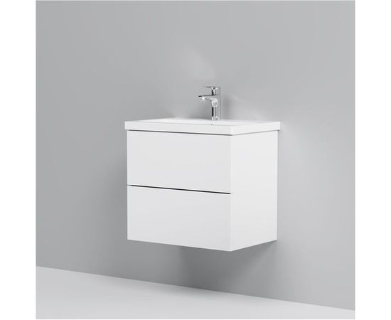 Подвесная база под раковину AM.PM Gem 60 см 2 ящика push-to-open M90FHX06022WG – изображение 3