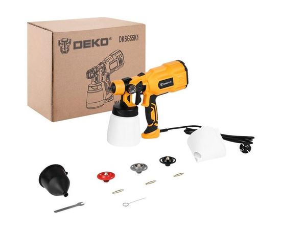 Электрический краскопульт DEKO DKSG55K1 HVLP 018-1043 – изображение 5
