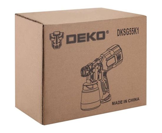 Электрический краскопульт DEKO DKSG55K1 HVLP 018-1043 – изображение 6