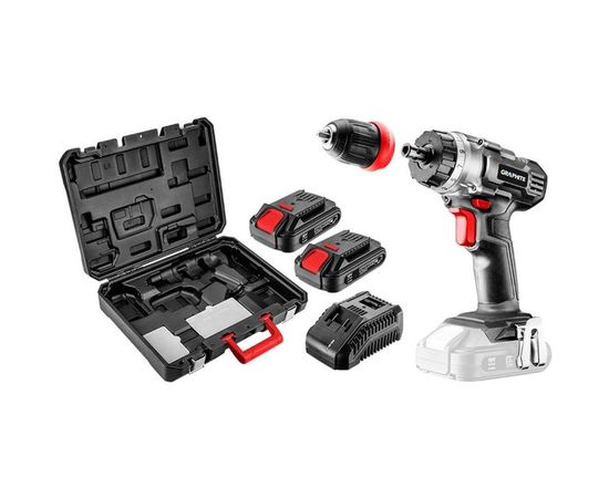 Аккумуляторная дрель-шуруповерт GRAPHITE Energy+ 58G022-SET2 