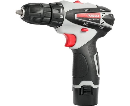 Аккумуляторная дрель-шуруповерт ПОБЕДА ДА-12П/2 Ли 180201637 