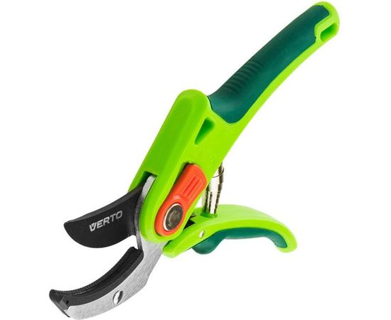 Садовый контактный секатор с регулировкой рабочего диапазона, максимальный диаметр резки 12 мм VERTO 15G203 