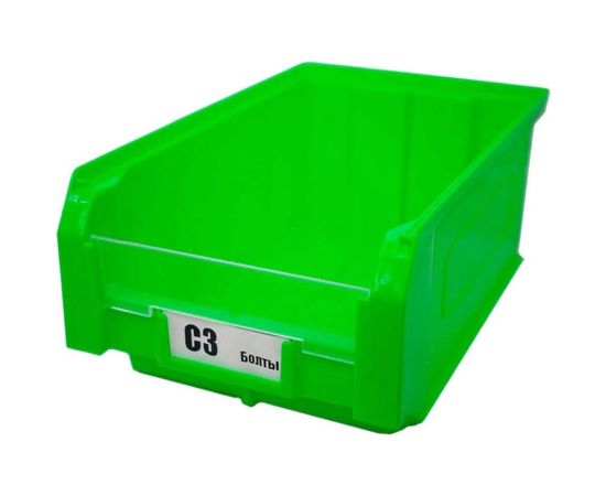 Ящик СТАРКИТ пластиковый, 9,4л, зеленый C3-G-2 