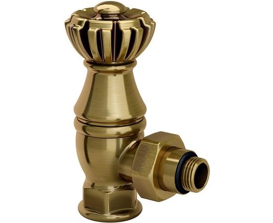 Угловой клапан для радиатора SR Rubinetterie Liberty 1/2х3/4 , цвет бронза 0325-2000Z000 