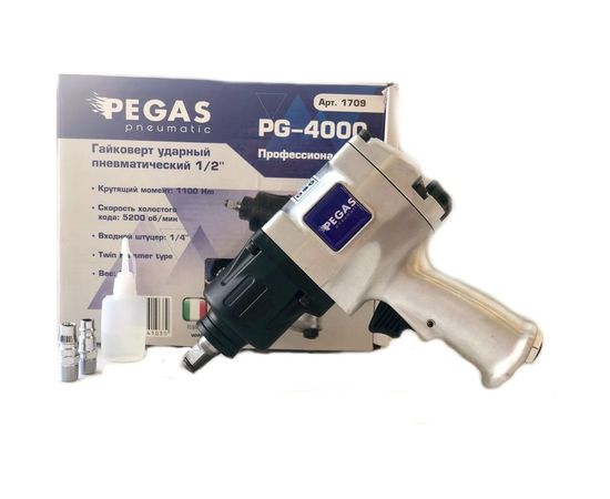 Ударный пневматический гайковерт Pegas pneumatic 1709 