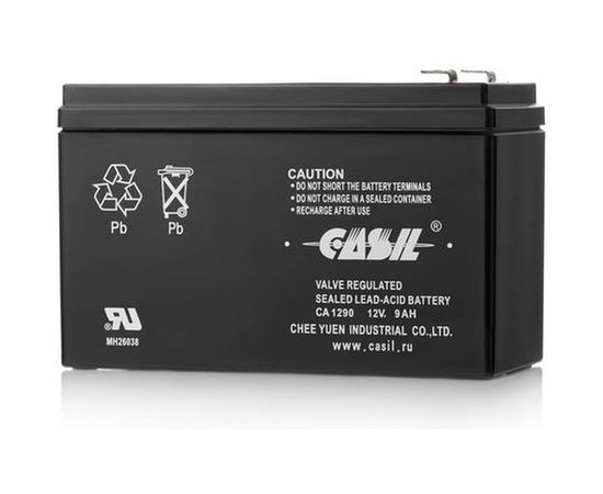 Аккумуляторная батарея CASIL CA1290 12 В, 9 Ач, F2 10601038 