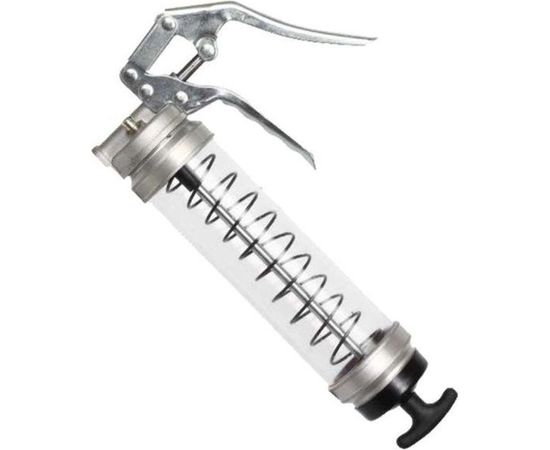 Шприц пистолетного типа со стальной трубкой 100 мм и насадкой GROZ GR46920 - G5RF/B-CL 