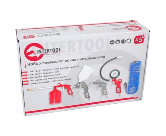 Покрасочный пневматический набор INTERTOOL PT-1502 – изображение 2