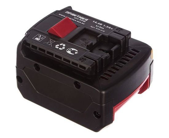 Аккумулятор для BOSCH 14.4 В, 1.5 Ач, Li-ION, блистер ПРАКТИКА 910-416 – изображение 3
