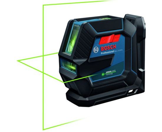 Лазерный нивелир Bosch GLL 2-15G + LB10 + клипса + кейс 0601063W02 – изображение 2