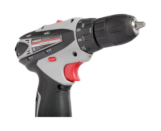 Аккумуляторная дрель-шуруповерт ПОБЕДА ДА-12П/2 Ли 180201637 – изображение 6