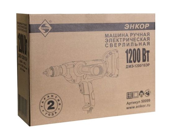 Дрель-миксер Энкор ДМЭ-1200/16ЭР 50099 – изображение 2