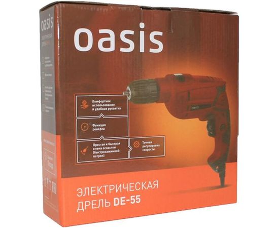 Электрическая дрель Oasis DЕ-55 4640039480235 – изображение 3