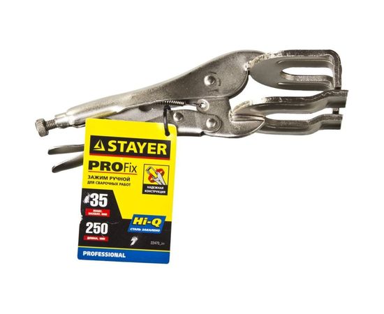 Ручной зажим сварщика 250x35мм STAYER PROFI PRO-Fix 22470_z01 – изображение 4
