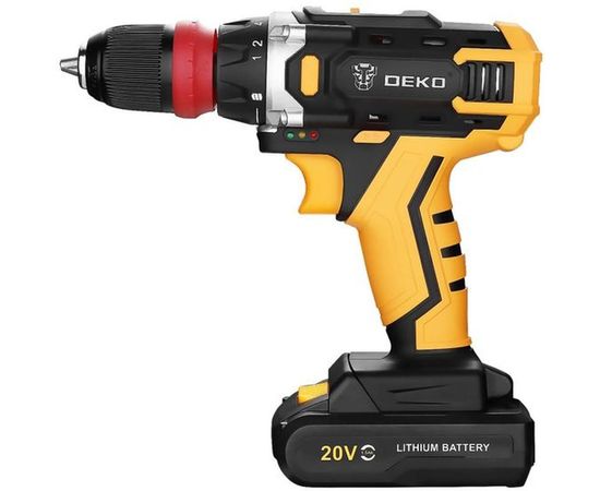 Аккумуляторная дрель-шуруповерт DEKO DKCD20FU-Li SET 3 063-4177 – изображение 8