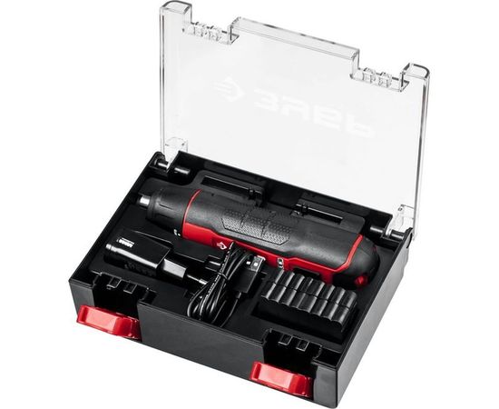 Аккумуляторная отвертка ЗУБР 3.6 В, в кейсе, с набором 33 бит ЗО-4 КН33 – изображение 7