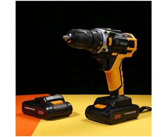 Аккумуляторная дрель DEKO 20B DKCD20FU-Li SET3 063-4172 – изображение 5