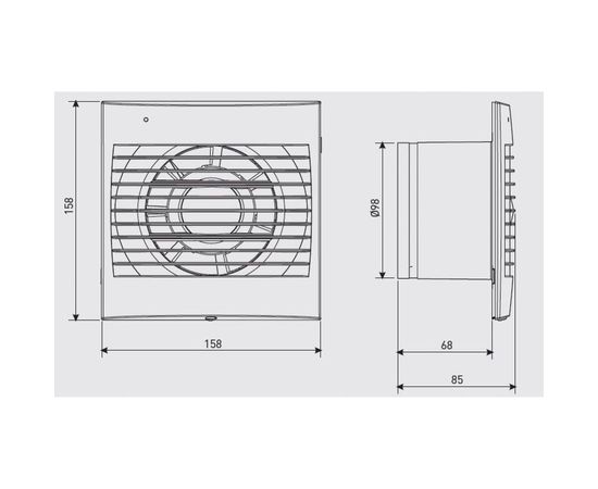 Вытяжной вентилятор Soler&Palau Decor 100C 03-0103-001 – изображение 6