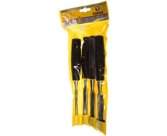 Стамески по дереву TOPEX 4 шт. 09A310 – изображение 6