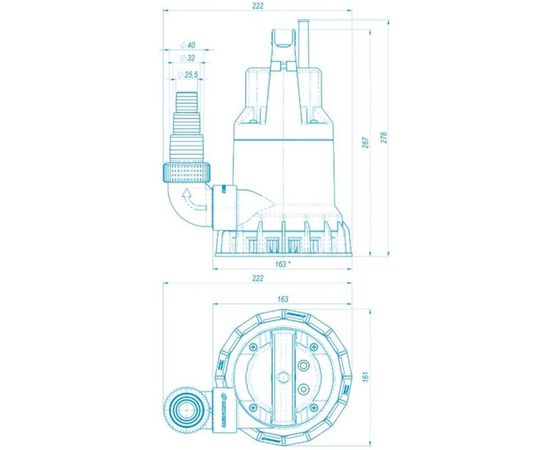Насос Джилекс ДРЕНАЖНИК 110/8 5100 – изображение 5
