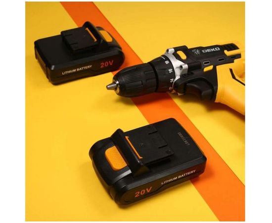 Аккумуляторная дрель DEKO 20B DKCD20FU-Li SET3 063-4172 – изображение 4