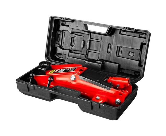 Гидравлический подкатной домкрат STAYER "RED FORCE", 2т, 130-350мм, в кейсе, 43153-2-K – изображение 5