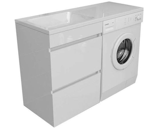 Тумба Emmy Джерси к умывальнику Камилла, 1100, над стиральной машиной, 2 ящика 310010 