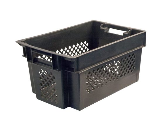 Перфорированный чёрный ящик Тара.ру п/э 600х400х300 18273 