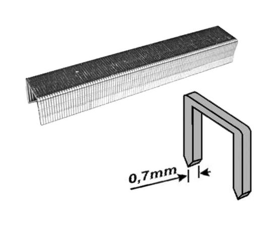 Скобы (8 мм; 1000 шт.) для мебельного степлера FIT DIY 31408 