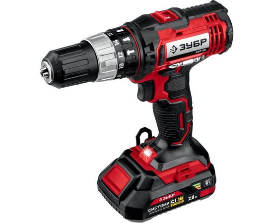Ударная дрель-шуруповер ЗУБР ДШУ-185-22 