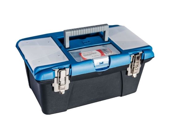 Ящик для инструментов с металлическими замками и органайзером Jettools 19" 480х235х270мм JT1602314 