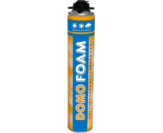 Пистолетная пена MASTERTEKS DOMOFOAM PRO 750 мл всесезонная 12 53442 
