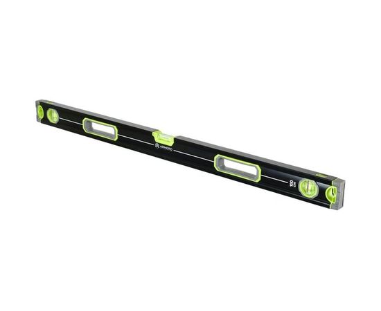 Усиленный уровень Armero 100 см A137/100, 3 глазка, магнит, рукоятки 