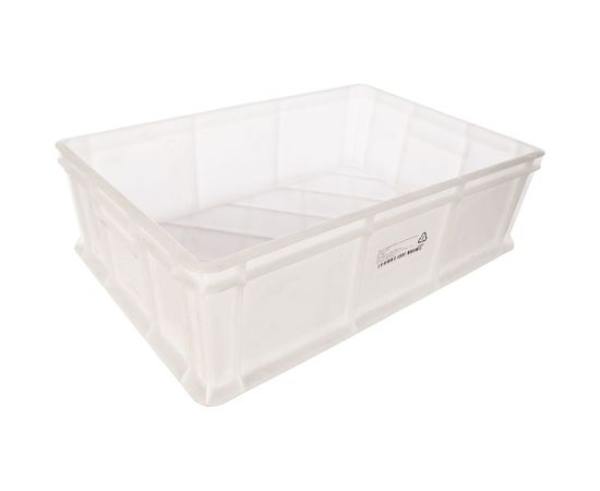 Морозостойкий сплошной ящик Тара.ру 600х400х180 мм, белый 16421 