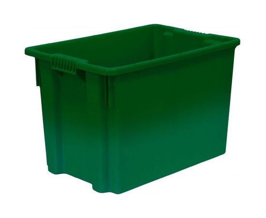 Ящик Тара.ру п/э 600х400х400 сплошной зеленый 06125 