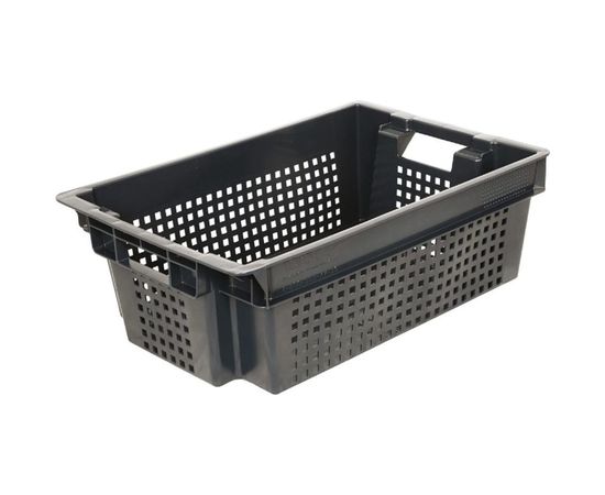 Ящик Тара.ру п/э 600х400х200 1,5кг, дно сплошное, стенки перфорированные 00346 