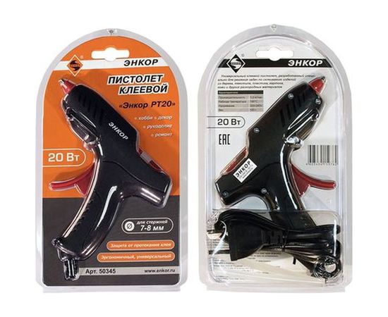 Клеевой пистолет Энкор PT20 7 мм 50345 – изображение 2
