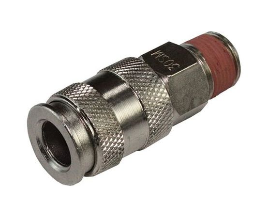 Соединение пневматическое быстроразъёмное 3/8"M WIEDERKRAFT WDK-830SMA – изображение 2