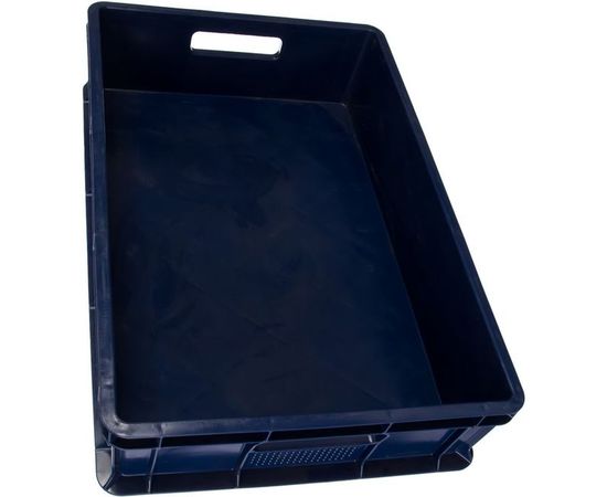 Сплошной ящик с ручками Тара.ру 600х400х140 мм, синий 17654 – изображение 2