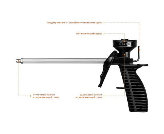 Пистолет для монтажной пены DEXX Mix 06869 – изображение 3