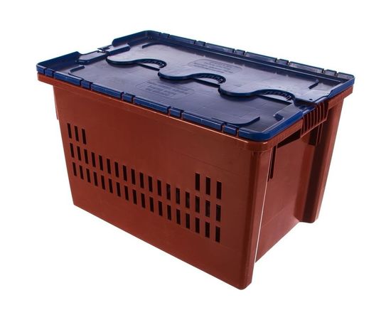 Ящик с крышкой п/э 600х400х350 Тара.ру 18775 – изображение 2