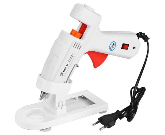 Клеевой термопистолет DEKO DKGG100 100Вт, SET4, подставка, набор клеевых стержней 063-4971 – изображение 5