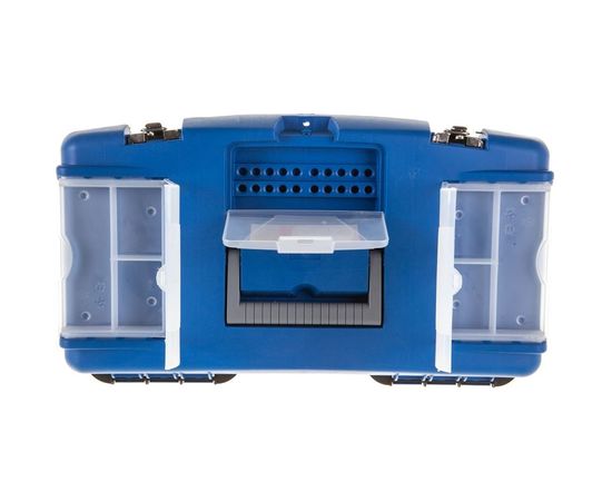 Ящик для инструментов с металлическими замками и органайзером Jettools 19" 480х235х270мм JT1602314 – изображение 3