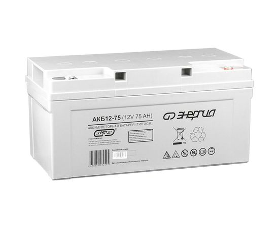 Аккумулятор Энергия АКБ 12-75 Е0201-0021 – изображение 8