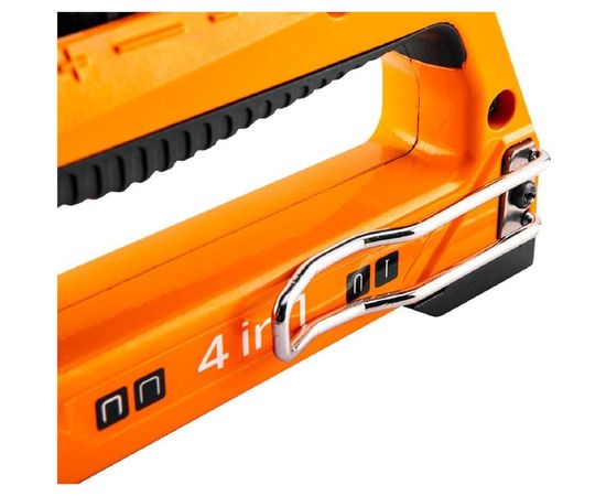 Степлер NEO Tools 4 в 1, 6-14 мм, скобы J, G, L, E, алюминий 16-030 – изображение 2