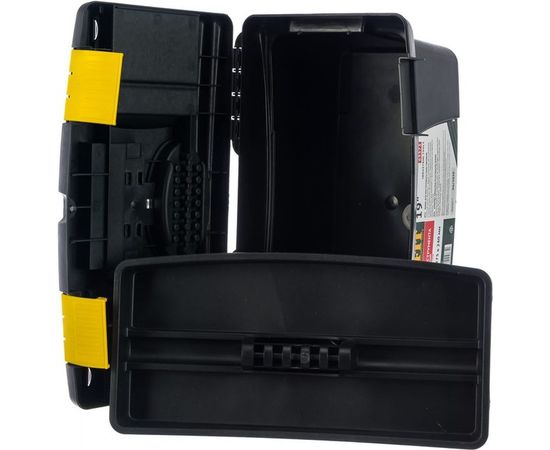 Ящик пластиковый для инструмента 19" (490х275х240 мм) FIT 65573 – изображение 2