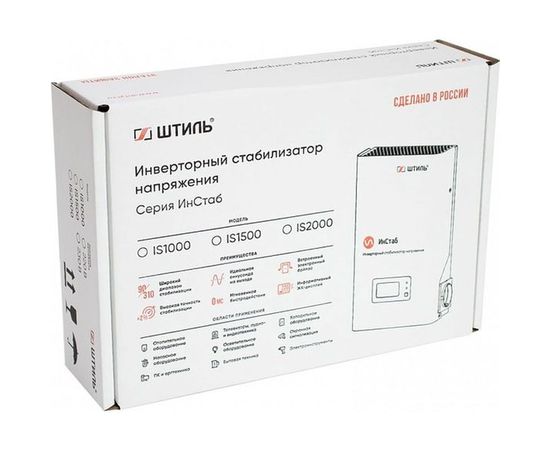 Однофазный стабилизатор Штиль ИнСтаб 1000 ВА инверторный IS1000 230 В – изображение 2