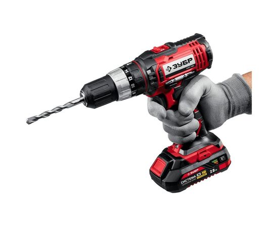 Ударная дрель-шуруповер ЗУБР ДШУ-185-22 – изображение 9