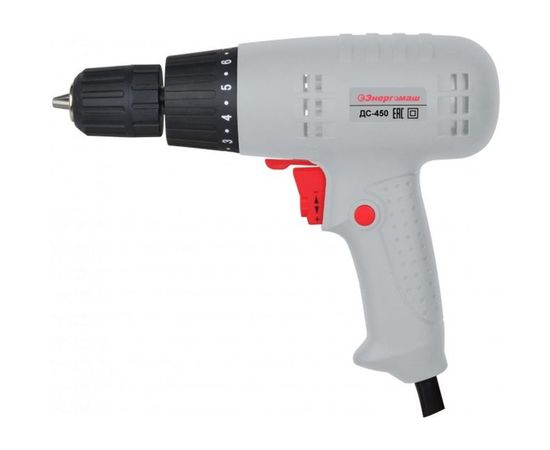 Электрическая дрель-шуруповерт Энергомаш 450Вт ДС-450 